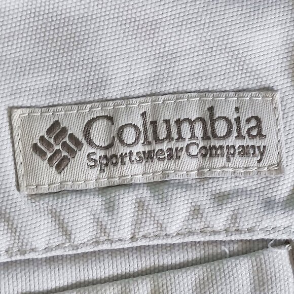 Columbia cargo cotton shorts off-white men's size XL - Picture 7 of 15